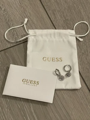 Guess Ohrringe Silber Steine Glitzer - Bild 1 von 4