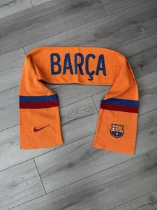Vintage Nike fc Barcelona reversible football scarf - Picture 1 of 6