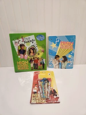 Lote de suministros musicales de secundaria, carpeta de 3 anillos, cuaderno espiral, bolígrafos Foto 1 de 4