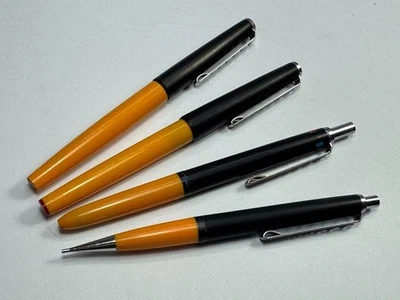 VINTAGE MONTBLANC CARRERA 4 Stk Kugelschreiber Bleistift Füller 550 570 1970er - Bild 1 von 4