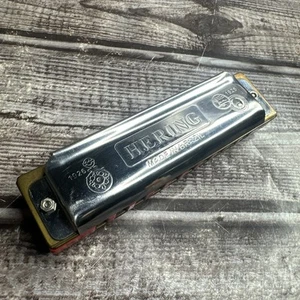 Hering 1926 1925 Free Blues Harmonica Bb Made In Brazil Pre-owned GC - Picture 1 of 13