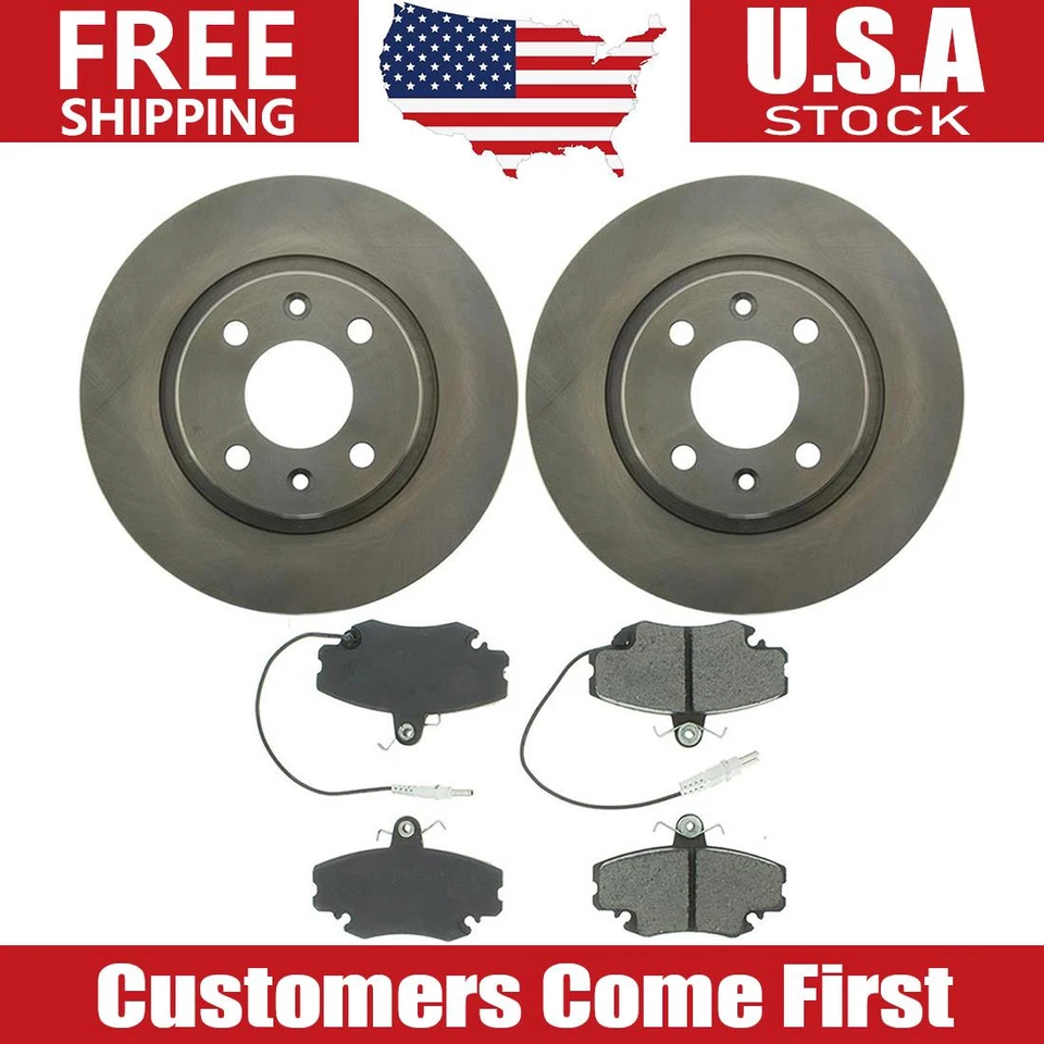 Juego de rotores de freno delanteros + pastillas de freno para Nissan Aprio 2008 2009 2010 Foto 1 de 4