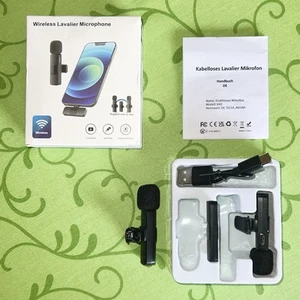 2x bezprzewodowy mikrofon lavalier do portu USB-C - Zdjęcie 1 z 1
