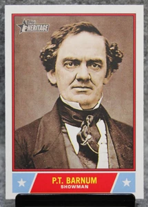 2025 Topps Heritage Notable Americans PT Barnum #NS-90 - Imagen 1 de 2