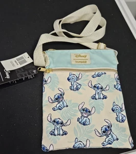Disney Loungefly Stitch Reißverschluss Handtasche-Schulter oder Crossbody-NEU mit Etikett--FS - Bild 1 von 3