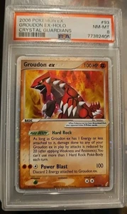 2006 Groudon EX Crystal Guardians #93 PSA 8 Box SC1 - Picture 1 of 3