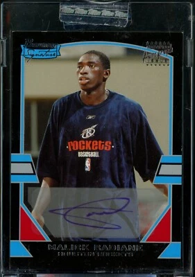 2003-04 Bowman Signature Malick Badiane Rookie #69 1081/1250 Houston Rockets - Image 1 of 2