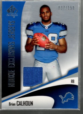 A7893- 2006 SP Authentic Rookie Jerseys #REJBC Brian Calhoun Jersey /150 - Image 1 of 2
