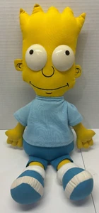 Vintage Bart Simpson Plush Stuffed Rag Doll 17" Dan Dee 1990 90's Matt Groening - Picture 1 of 5