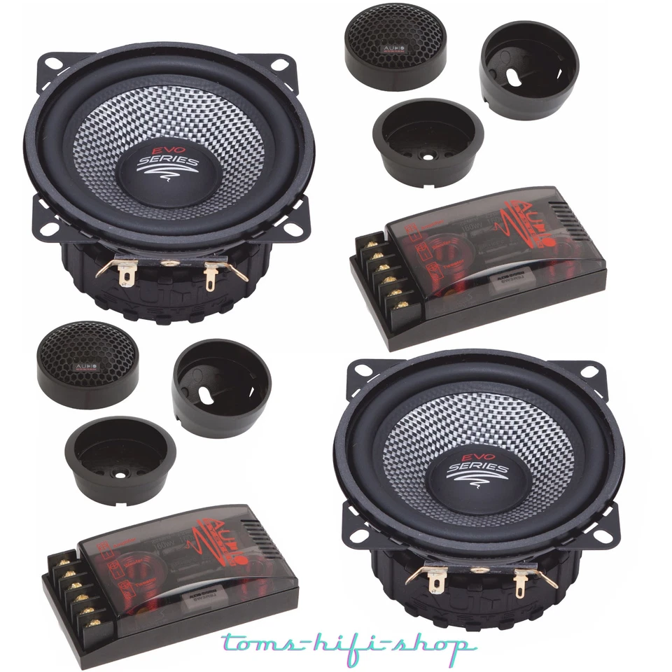 AUDIO SYSTEM R100 10cm 220 Watt Lautsprecher 2-Wege Auto Boxen Set PKW Radion - Bild 1 von 1