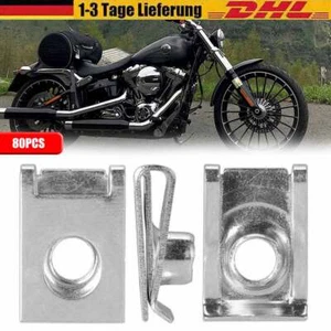 80x Edelstahl Blechmutter M4 M5 M6 M8 Clipse Klemmen Schnappmutter Federmutter H - Bild 1 von 12
