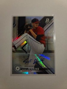 Liam Jenkins 2019 Bowman Platinum Autograph auto