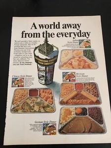 Cenas de televisión SWANSON 1967 - Cenas internacionales - Anuncio de revista vintage - Imagen 1 de 1