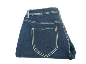 Chico's Platinum Straight Leg Stretch Dark Denim Jeans SZ 0 Actual SZ 28x31 - Picture 1 of 8