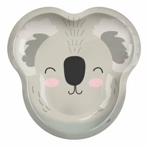 Koala Party Plates Shaped 8pk 26cm x 24cm - Australiana Koala Party Supplies - Picture 1 of 1