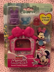 Disney Junior Minnie Mouse Sweet Treats 5 Piece Playset Cup Cake Shop New - Picture 1 of 1