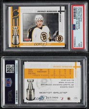 2003-04 Pacific Quest for the Cup /950 Patrice Bergeron #102 PSA 7 Rookie RC
