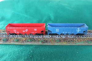 Set of 2 Hoppers CB&Q #300747, BM #12608 USED - Bild 1 von 6