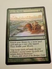 INTO THE NORTH-FOIL COLDSNAP EDITION MAGIC THE GATHERING CARD.