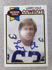 Larry Cole Autographed Custom Football Card Dallas Cowboys A-202