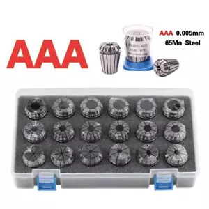 Collet Set High Precision 0.005mm 0.008mm Tools Holder Clamping ER Spring Chuck - Picture 1 of 15