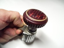 1950s Antique Steering wheel spinner knob Vintage Chevy Ford Hot rat Rod 55 57