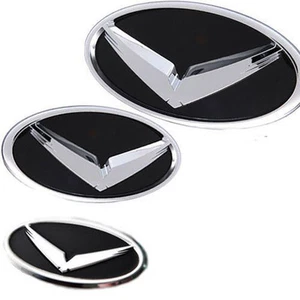 Eagle Front Rear S Wheel V Emblem 3p For 11-16 Hyundai Veloster & Turbo - Picture 1 of 8