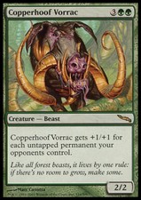 Magic the Gathering MTG Copperhoof Vorrac (116) Mirrodin   LP