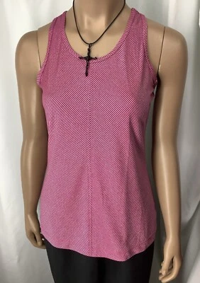 Camiseta sin mangas Be Inspired para mujer XSmall Racer espalda rosa negra MOL240906/MB2 Foto 1 de 4