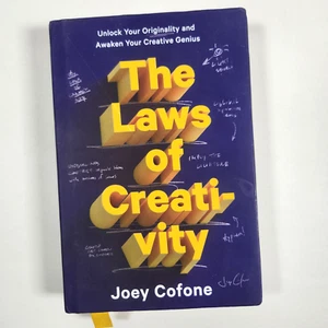 Laws of Creativity Unlock Originality Awaken Creative Genius Cofone Signed HC DJ - Picture 1 of 19