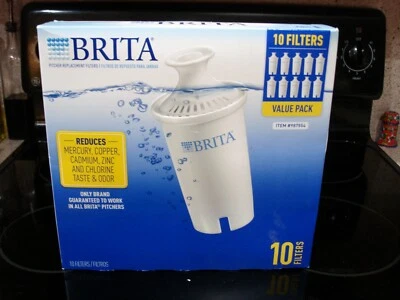 Brita 987554 Pitcher Replacement Filters -10 Pack (2-5 Packs Sealed in Box) - Image 1 of 3