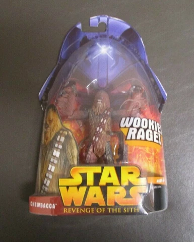 Chewbacca Wookiee Rage 2005 STAR WARS Revenge of the Sith ROTS MOC #5 Cover