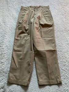 Pantalones Dockers Boy holgados de sarga recta beige talla Husky 29 (29 x 25) - Imagen 1 de 11