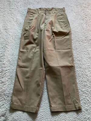 Pantalones Dockers Boy holgados de sarga recta beige talla Husky 29 (29 x 25) Foto 1 de 4