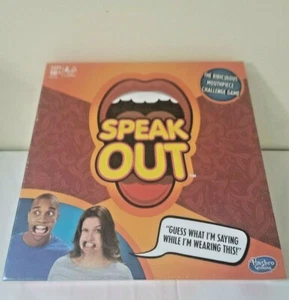 Speak Out Board Game Family Ridiculous Mouthpiece Challenge Hasbro- NEW - Picture 1 of 4