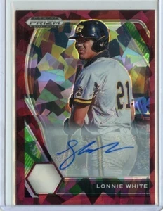 Panini Prizm 2021 Draft Picks base automática Borgoña hielo agrietado #64 Lonnie blanco - Imagen 1 de 1