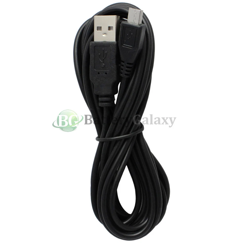10FT USB Micro Charger Cable Cord for HTC One Motorola Moto Droid Mini MAXX RAZR - Image 1 of 4
