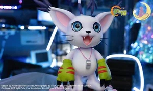 Moon Goodness Studios Digimon Tailmon Resin Statue Painted Figure In Stock Led - Picture 1 of 4