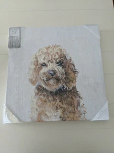 Marmont Hill 18"" x 18"" lona pintura garabato dorado hermoso arte impresionante - Imagen 1 de 5