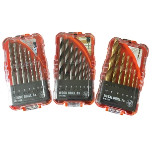 Set punte set trapano pietra metallo legno punte per legno punte per pietra punte per metallo - Foto 1 di 7