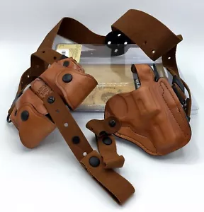 Bianchi 17260 Agent X16 Leather RH Shoulder Holster for S&W J Frame + MORE - Picture 1 of 14