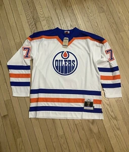 XL- NEW MITCHELL & NESS EDMONTON OILERS PAUL COFFEY BLUE LINE JERSEY $200 RETAIL - Picture 1 of 8