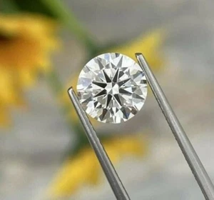 4 Ct Round Cut Natural D Color Lab Grown Diamond Loose VVS1 Certified - Picture 1 of 9