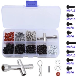 270Pcs Repair Screws RC Tool Box for 1/10 HSP Redcat RC Car Hexagon Wrench - Picture 1 of 10