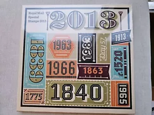 Royal Mail Special Stamps Stamp Year Book 2013 Sealed - Picture 1 of 3