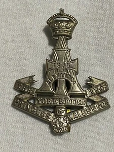 Yorkshire (Green Howards) Regiment Cap Badge the princess of wales kings crown - Picture 1 of 2