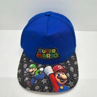 Gorra de béisbol Super Mario Bros Nintendo Children’s Place niños talla L/XL espalda a presión Foto 1 de 4
