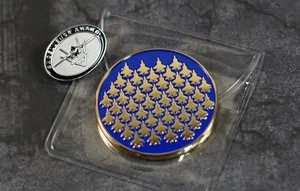 Lockheed F-35 Rare 50 Zero Defect Aircraft Challenge Coin With Pin - Picture 1 of 4