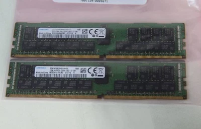 MÓDULOS DE MEMORIA SAMSUNG 32GB PC4-21300 DDR4 RDIMM | M393A4K40BB2-CTD7Q | LOTE DE 2 Foto 1 de 3