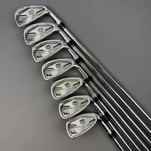 Wilson Staff FG Tour V6 Irons 4-PW KBS Tour 90 Stiff Crossline Midsize Grips - Picture 1 of 14